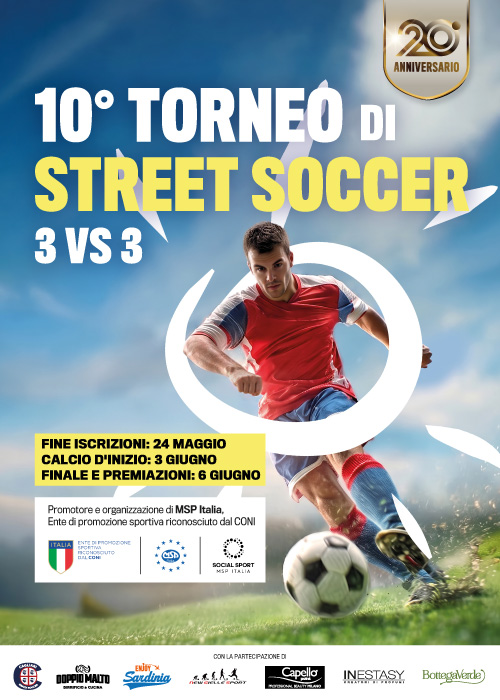 Evento: 10° torneo di Street Soccer 3 vs 3