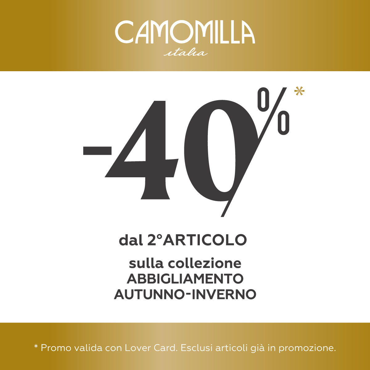 Promozione CAMOMILLA