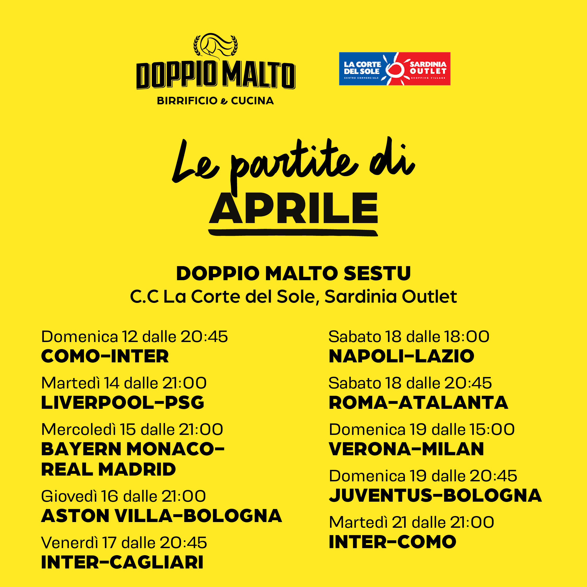 Promozione DOPPIO MALTO