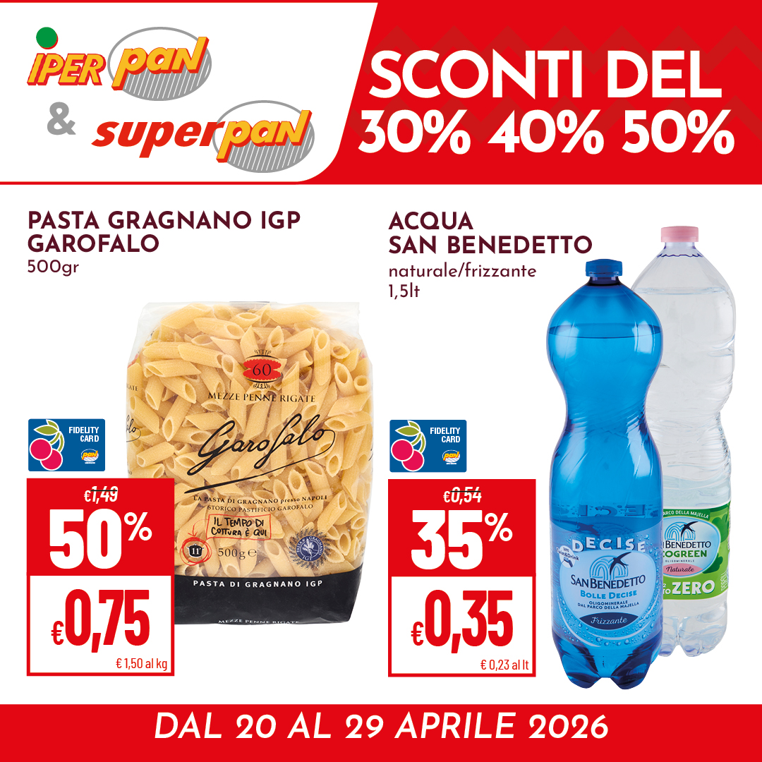 Promozione IPER PAN