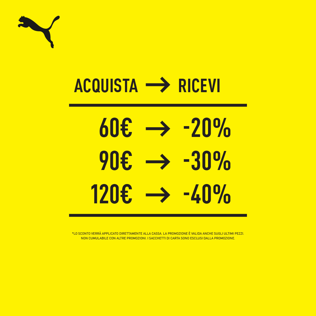 Promozione PUMA Outlet
