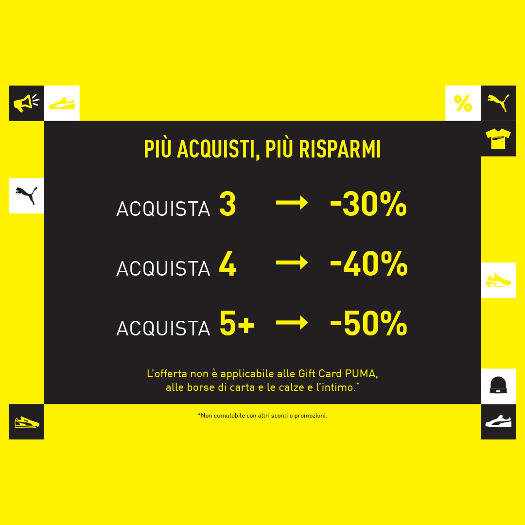 Promozione PUMA Outlet